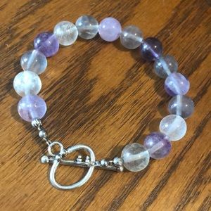 Amethyst bead necklace